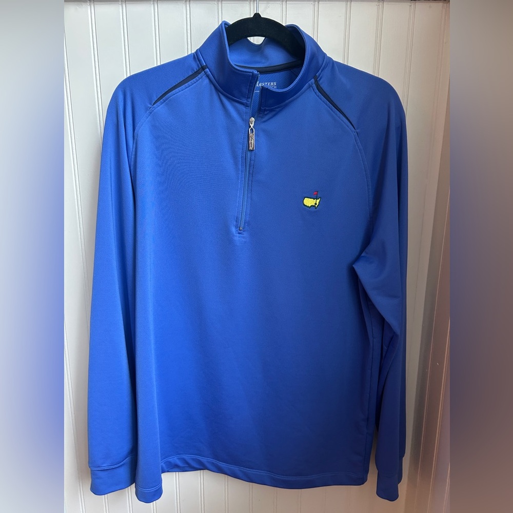Masters authentic Blue Quarter-Zip Pullover